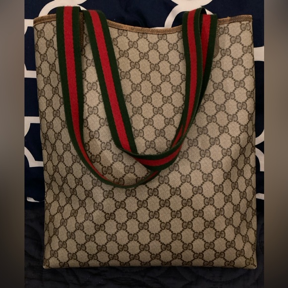 🔥Gucci large tote bag Ophidia Super BEAUTIFUL RARE vintage! - Picture 3 of 9